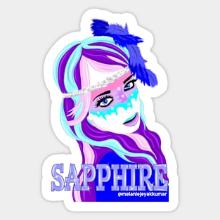 Sapphire Princess Sticker